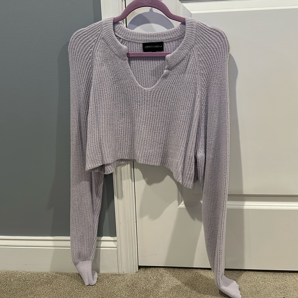 Cotton Candy LA cropped sweater